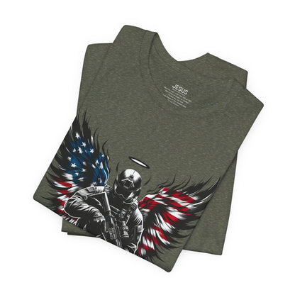 Patriotic Soldier with HaloT-shirt