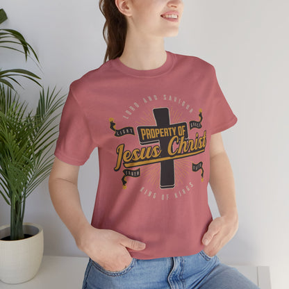 Christian Unisex Tee - Property of Jesus Christ Shirt