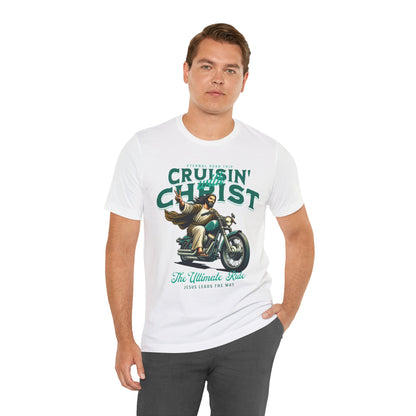 Christian Unisex Tee - Cruisin' with Christ Design