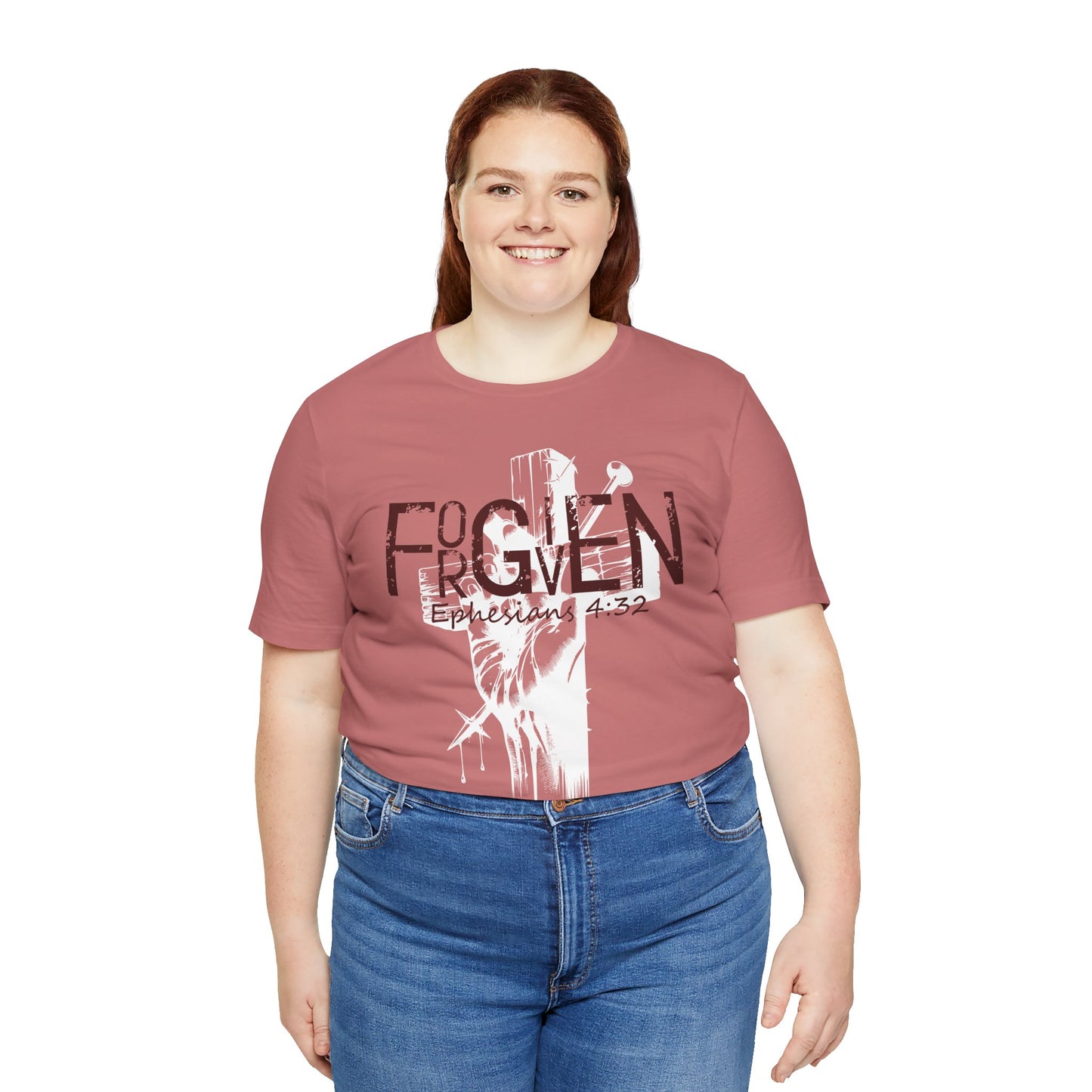 Forgiven Unisex Tee, Christian Shirt, Religious Gift, Faith Apparel, Men's Women's Tshirt