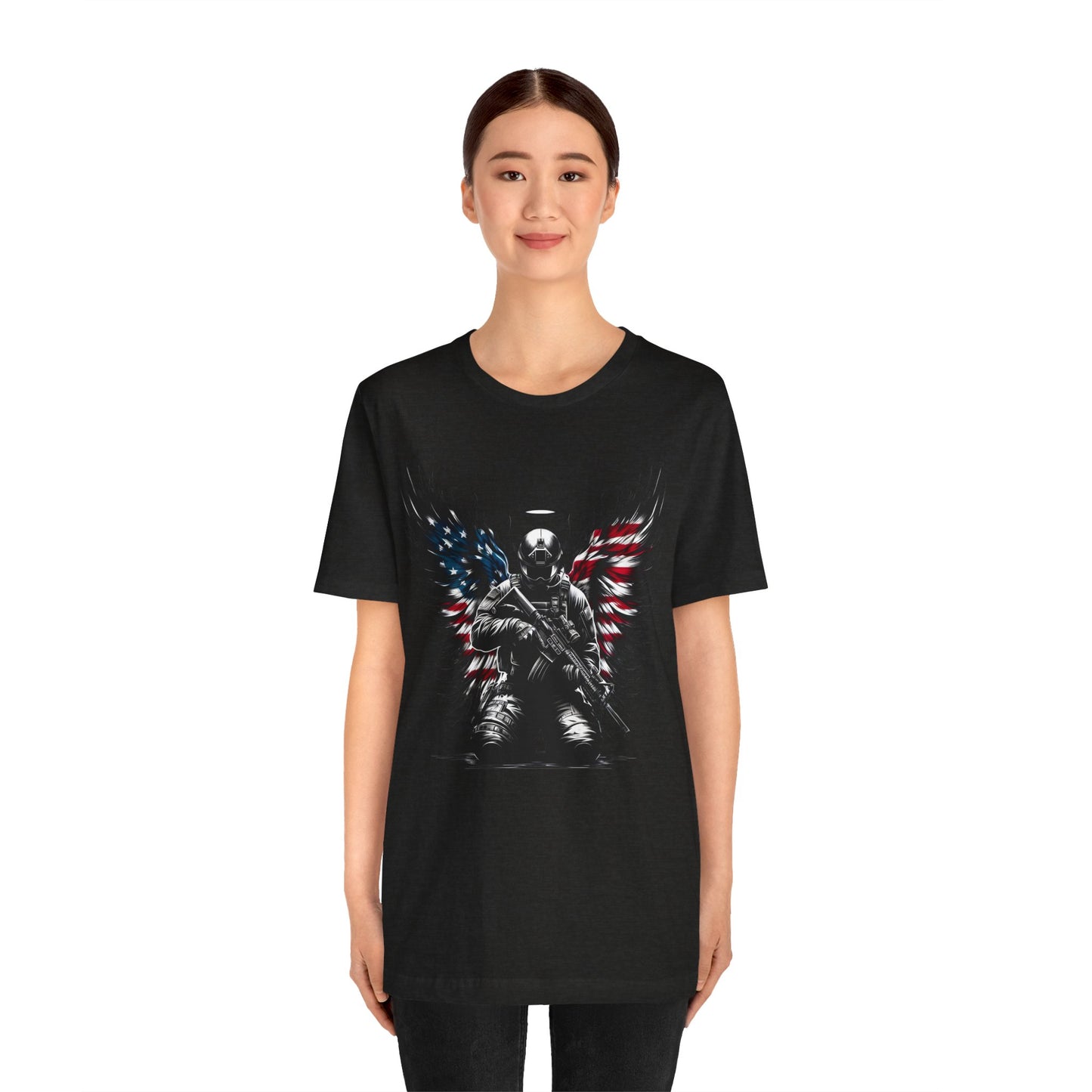 Patriotic Soldier with HaloT-shirt