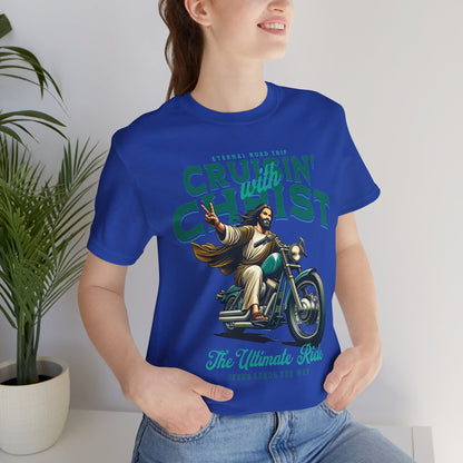 Christian Unisex Tee - Cruisin' with Christ Design