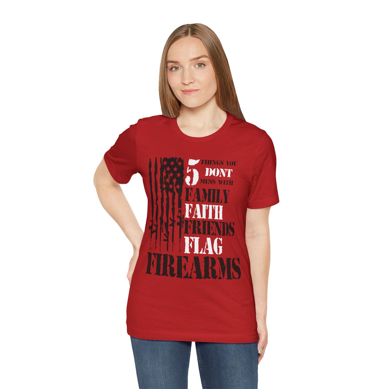 Patriotic Tee Shirt, USA Flag Faith Family Friends Graphic Unisex Jersey, Patriotic Shirt, American Apparel, Patriotic Clothing, Patriotic