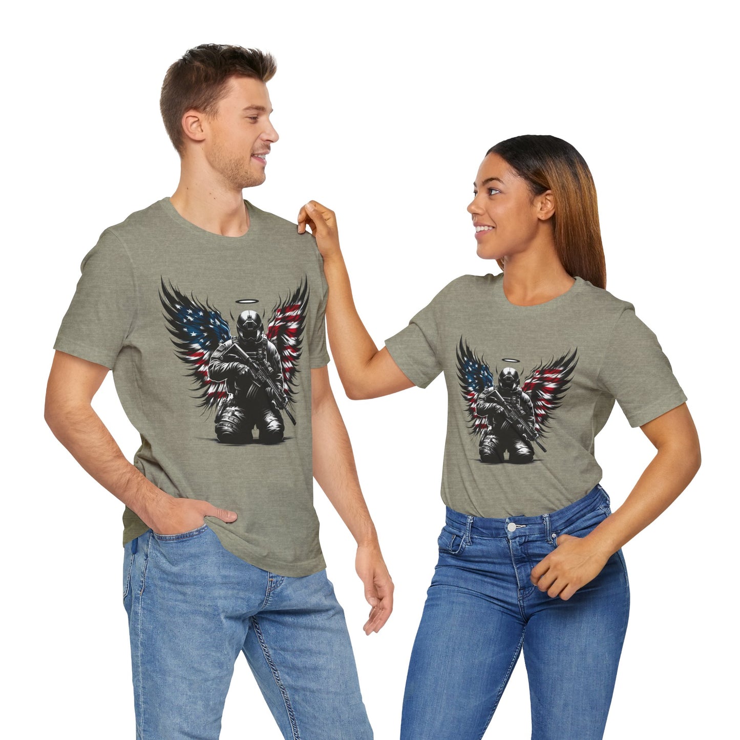 Patriotic Soldier with HaloT-shirt