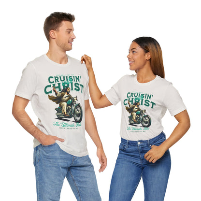 Christian Unisex Tee - Cruisin' with Christ Design