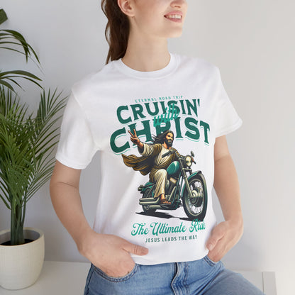 Christian Unisex Tee - Cruisin' with Christ Design