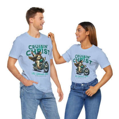 Christian Unisex Tee - Cruisin' with Christ Design