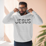 Religious Christian Three-Panel Fleece Hoodie, Bible Quote Sweatshirt, Christian Apparel, Religious Gift, Jesus Hoodie, Christian Clothing