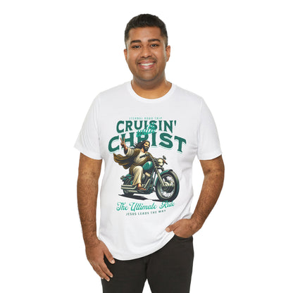 Christian Unisex Tee - Cruisin' with Christ Design