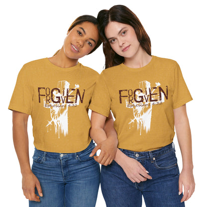 Forgiven Unisex Tee, Christian Shirt, Religious Gift, Faith Apparel, Men's Women's Tshirt