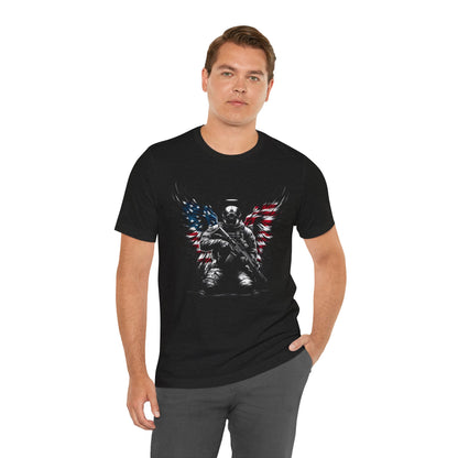 Patriotic Soldier with HaloT-shirt