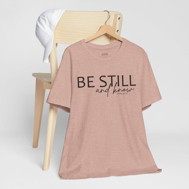 Faith-based Unisex Tee, Christian Apparel, Religious Shirt, Spiritual Gift, Inspirational Graphic Shirt, Comfortable Short Sleeve Top