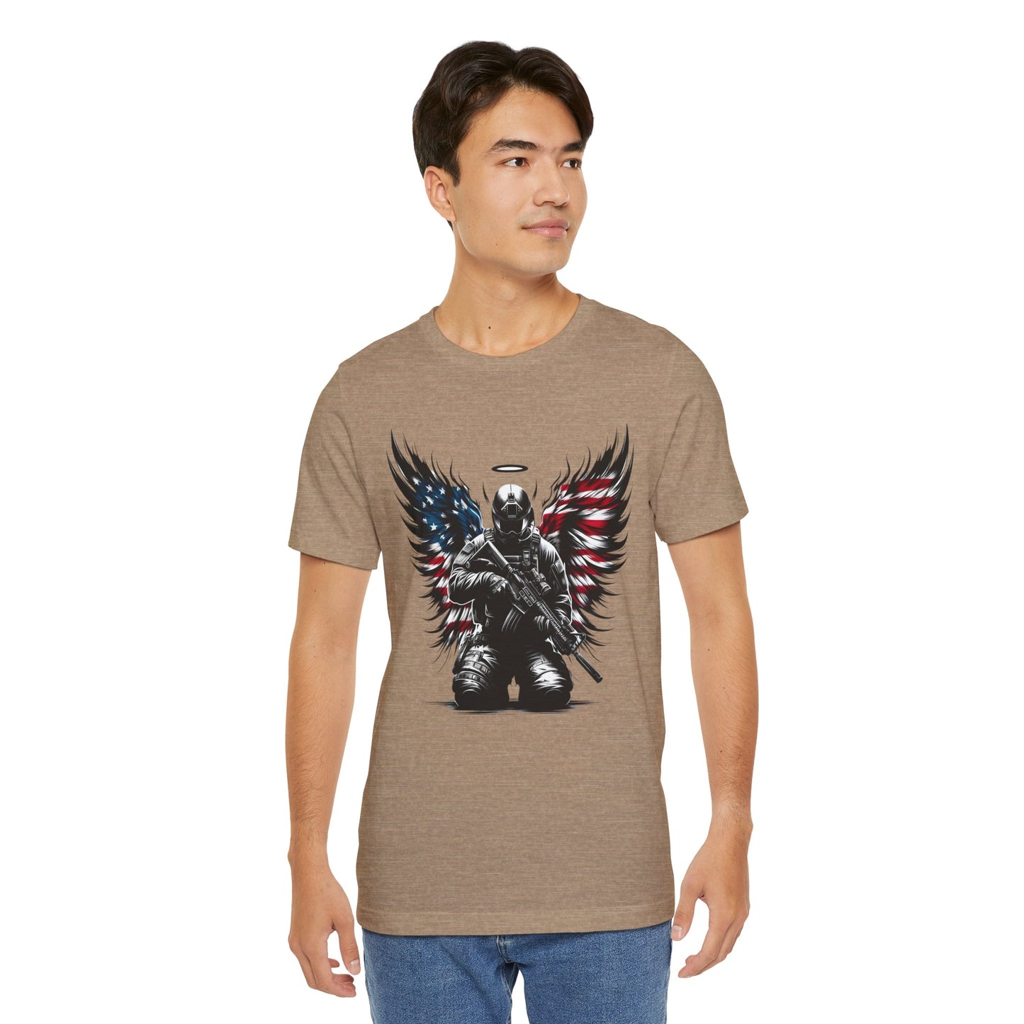 Patriotic Soldier with HaloT-shirt