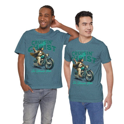 Christian Unisex Tee - Cruisin' with Christ Design