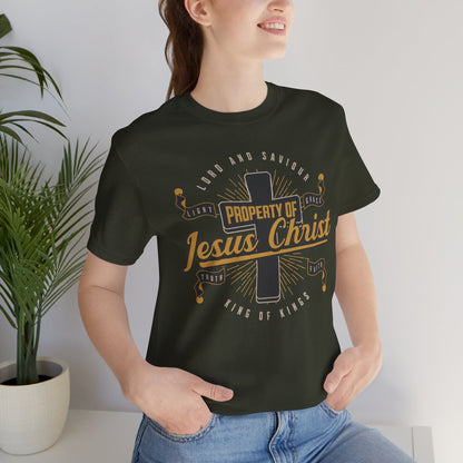 Christian Unisex Tee - Property of Jesus Christ Shirt