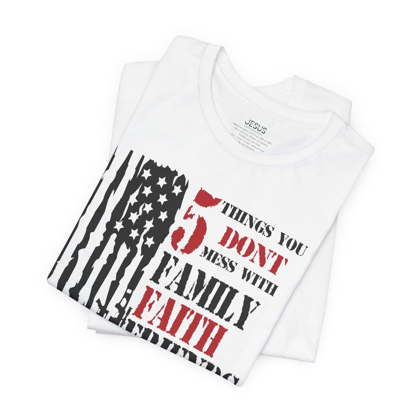 Patriotic Tee Shirt, USA Flag Faith Family Friends Graphic Unisex Jersey, Patriotic Shirt, American Apparel, Patriotic Clothing, Patriotic