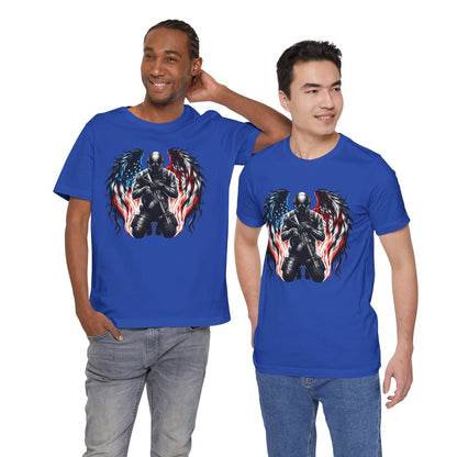 Patriotic Soldier with Angel Tee