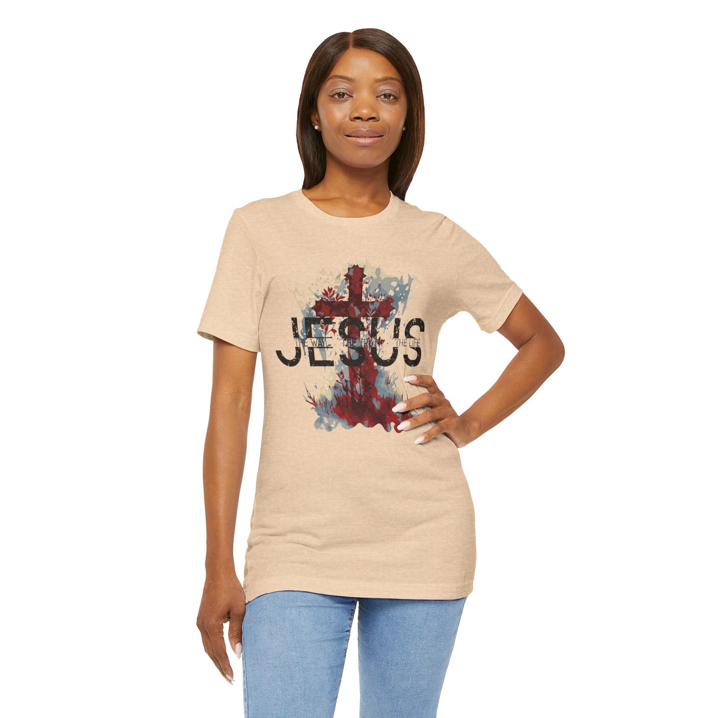 Divine Inspiration: The Way, The Truth, The Life Tee, Jesus Shirt, Religious Graphic Tee, Faith Apparel