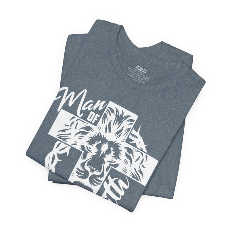 Man of Faith Unisex Jersey Short Sleeve Tee