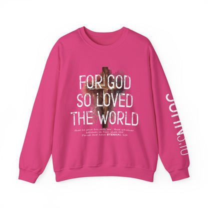 Heavenly Threads - Bible Verse Unisex Sweatshirt, Christian Apparel, Inspirational Jumper, Faith Crewneck, Religious Gift for Him or Her