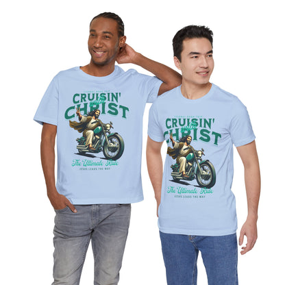 Christian Unisex Tee - Cruisin' with Christ Design