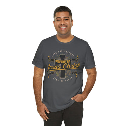 Christian Unisex Tee - Property of Jesus Christ Shirt