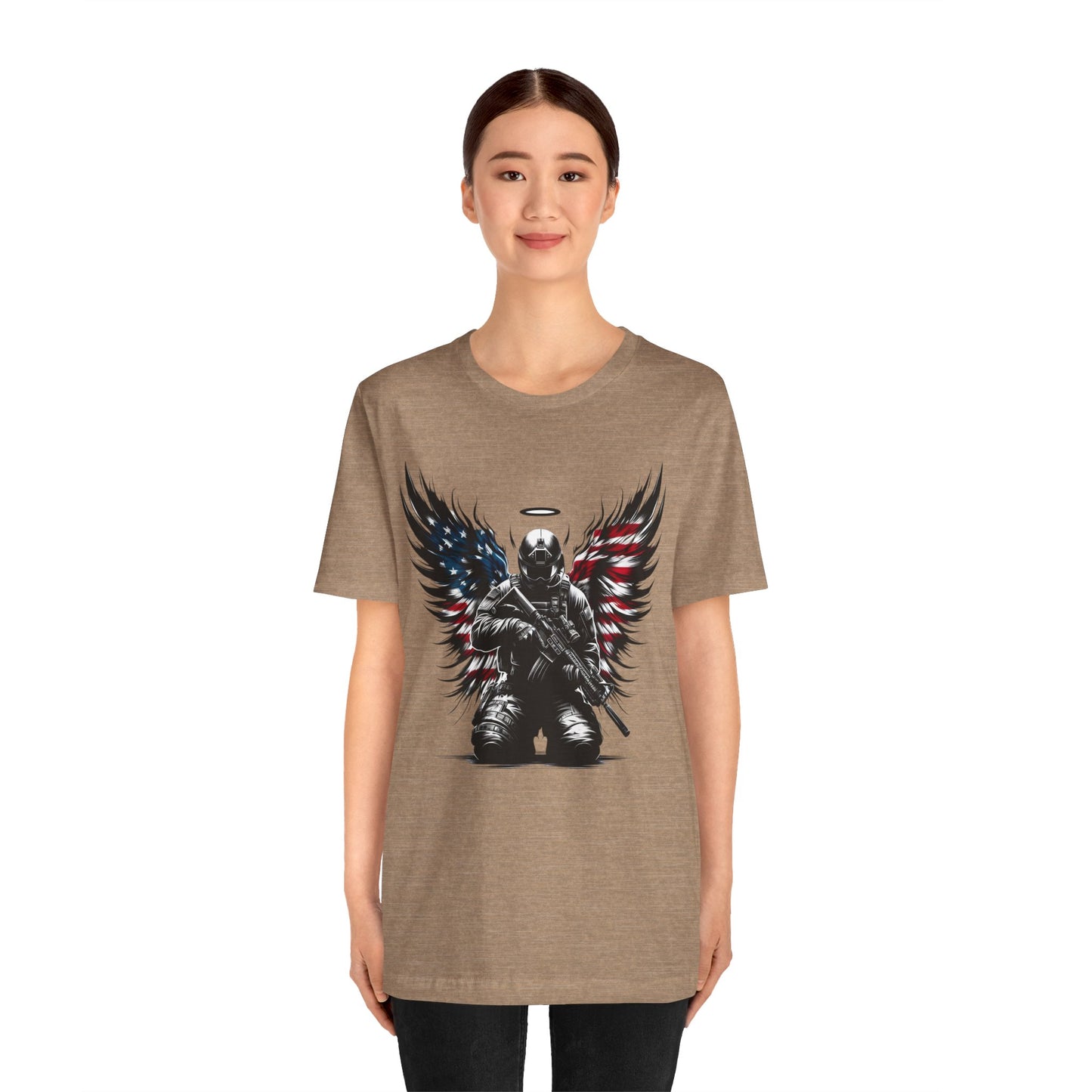 Patriotic Soldier with HaloT-shirt