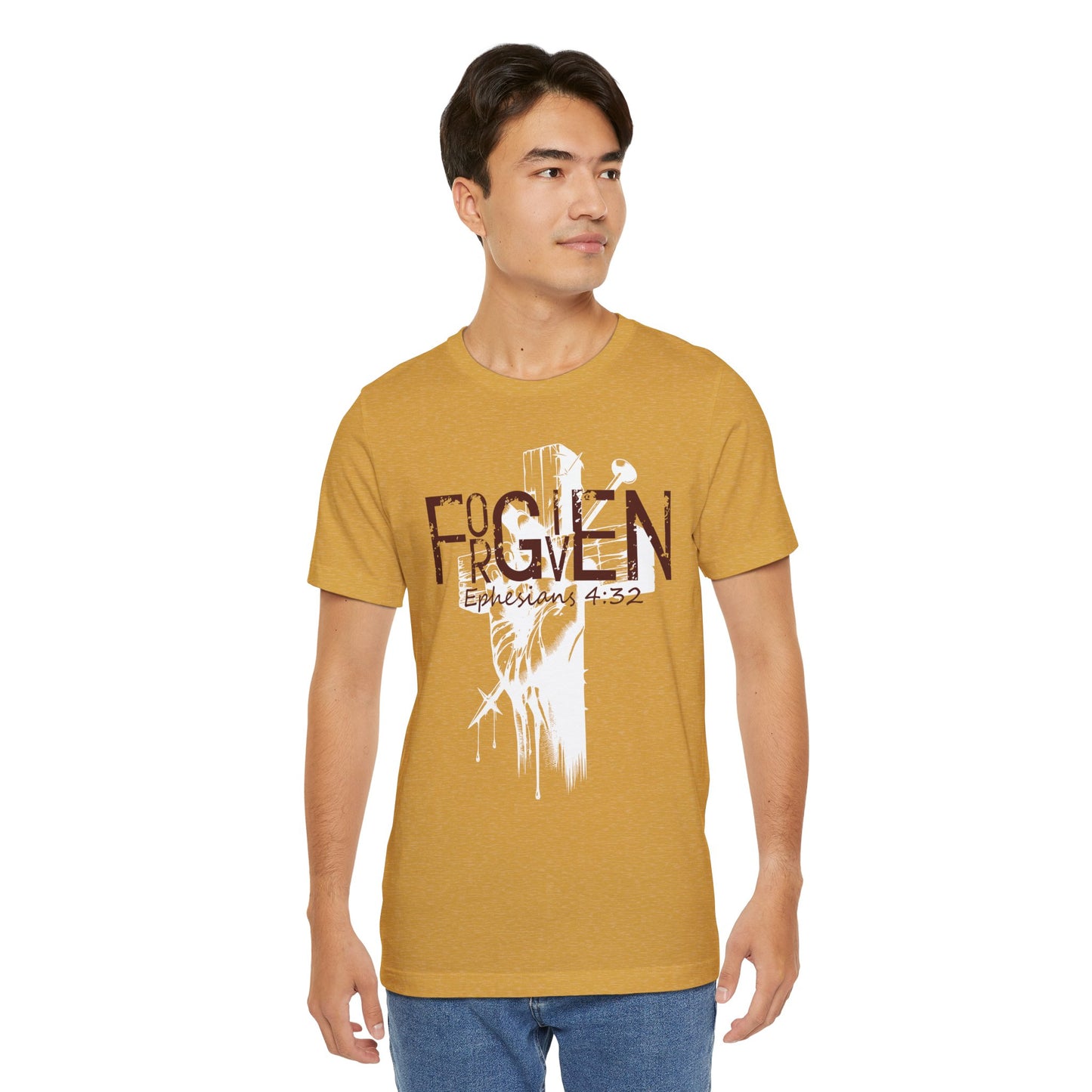 Forgiven Unisex Tee, Christian Shirt, Religious Gift, Faith Apparel, Men's Women's Tshirt