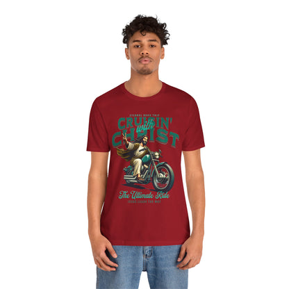 Christian Unisex Tee - Cruisin' with Christ Design