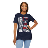 Patriotic Tee Shirt, USA Flag Faith Family Friends Graphic Unisex Jersey, Patriotic Shirt, American Apparel, Patriotic Clothing, Patriotic