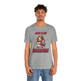 Jesus is my Valentine Great Gift for Him or Her Jersey Short Sleeve Tee, Love Tee, Romantic Shirt, Couples Shirt