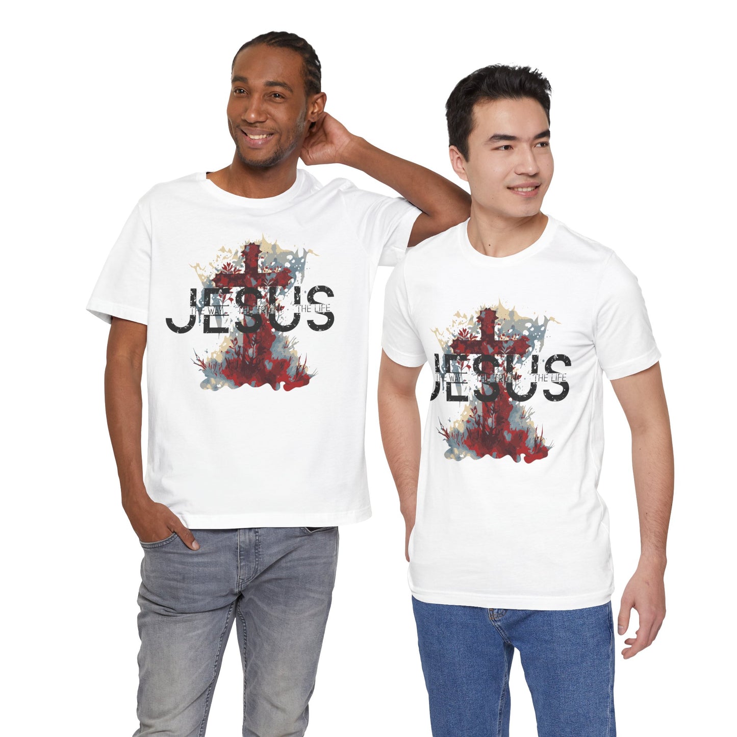 Divine Inspiration: The Way, The Truth, The Life Tee, Jesus Shirt, Religious Graphic Tee, Faith Apparel