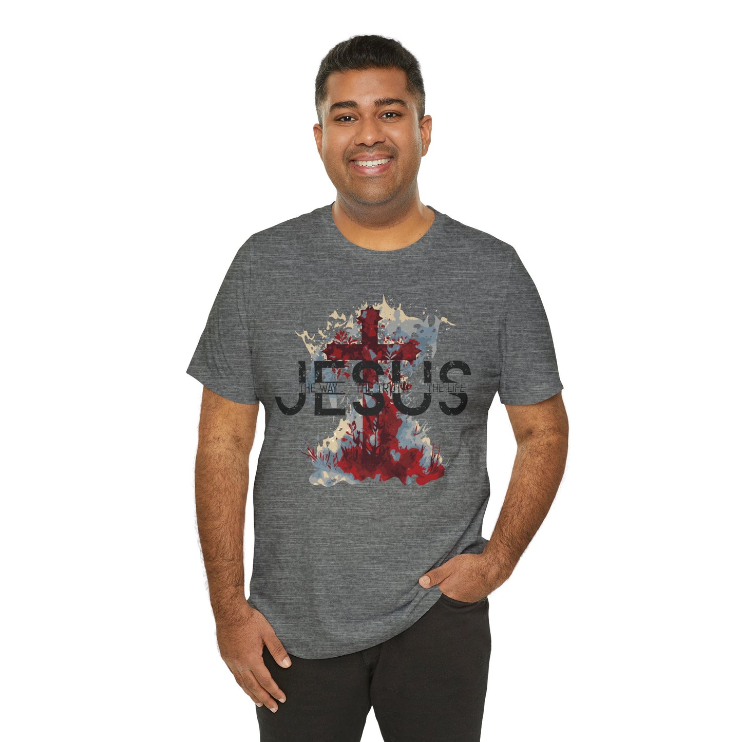 Divine Inspiration: The Way, The Truth, The Life Tee, Jesus Shirt, Religious Graphic Tee, Faith Apparel