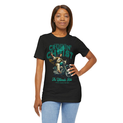 Christian Unisex Tee - Cruisin' with Christ Design