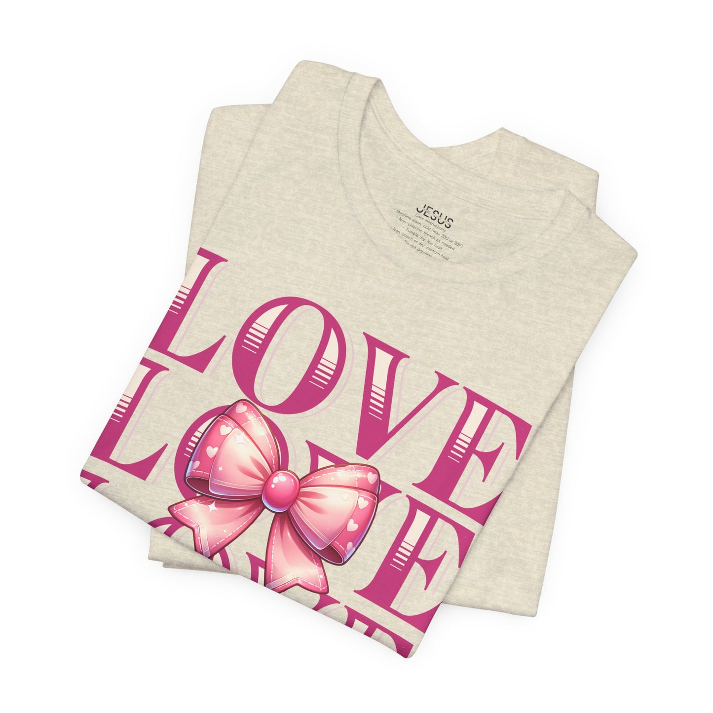 Love Like Jesus Tee, Cute Christian Shirt, Inspirational Tee, Gift for Her, Faith-Based Fashion, Summer Outfit