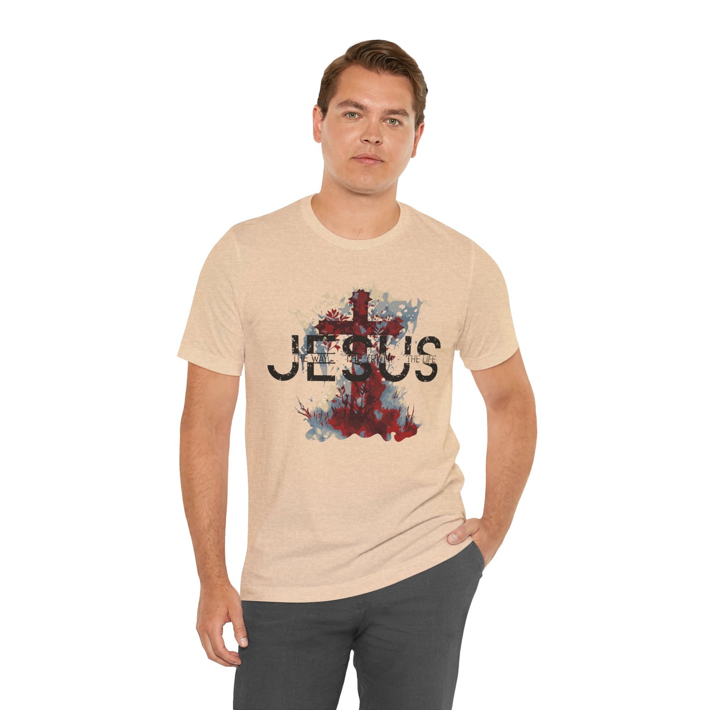 Divine Inspiration: The Way, The Truth, The Life Tee, Jesus Shirt, Religious Graphic Tee, Faith Apparel