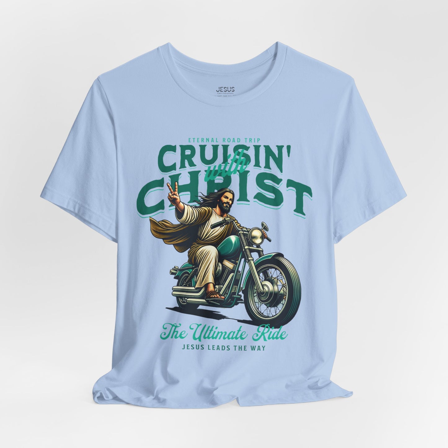 Christian Unisex Tee - Cruisin' with Christ Design