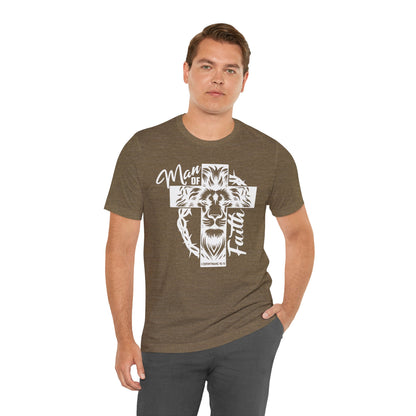 Man of Faith Unisex Jersey Short Sleeve Tee