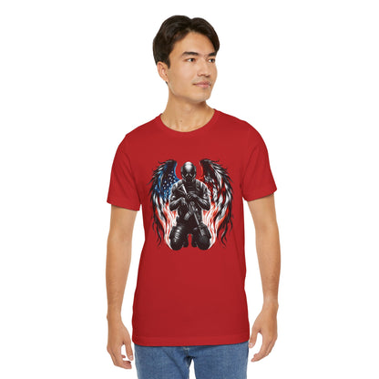 Patriotic Soldier with Angel Tee