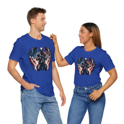 Patriotic Soldier with Angel Tee