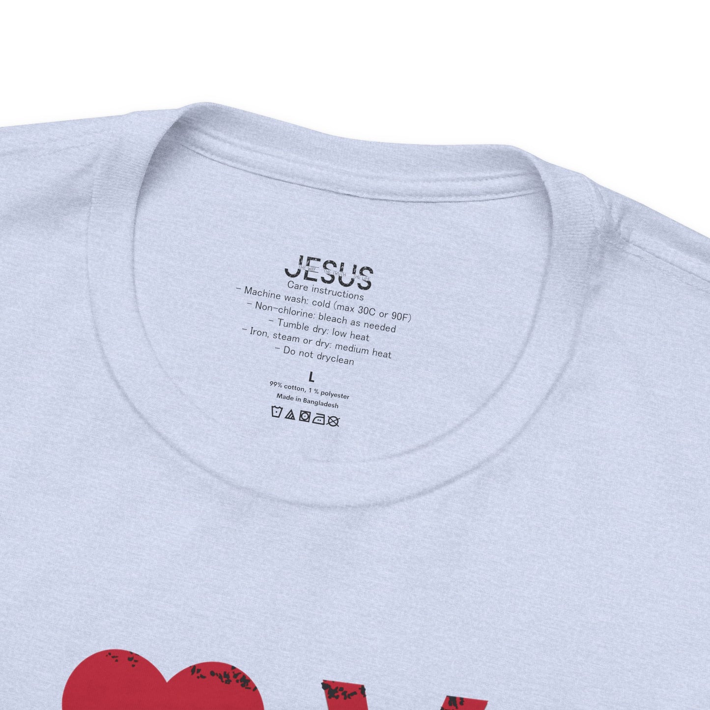 Love Like Jesus T-Shirt, Faith-Based Apparel, Christian Clothing, Inspirational Tee, Gift for Believers