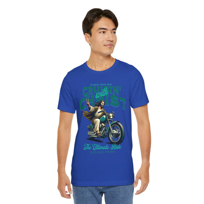 Christian Unisex Tee - Cruisin' with Christ Design