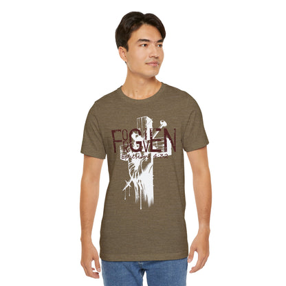 Forgiven Unisex Tee, Christian Shirt, Religious Gift, Faith Apparel, Men's Women's Tshirt