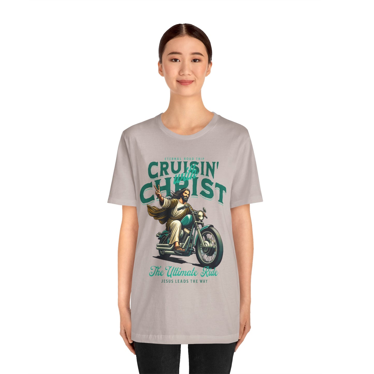 Christian Unisex Tee - Cruisin' with Christ Design