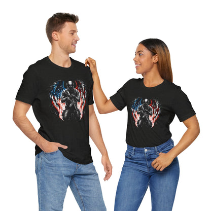 Patriotic Soldier with Angel Tee