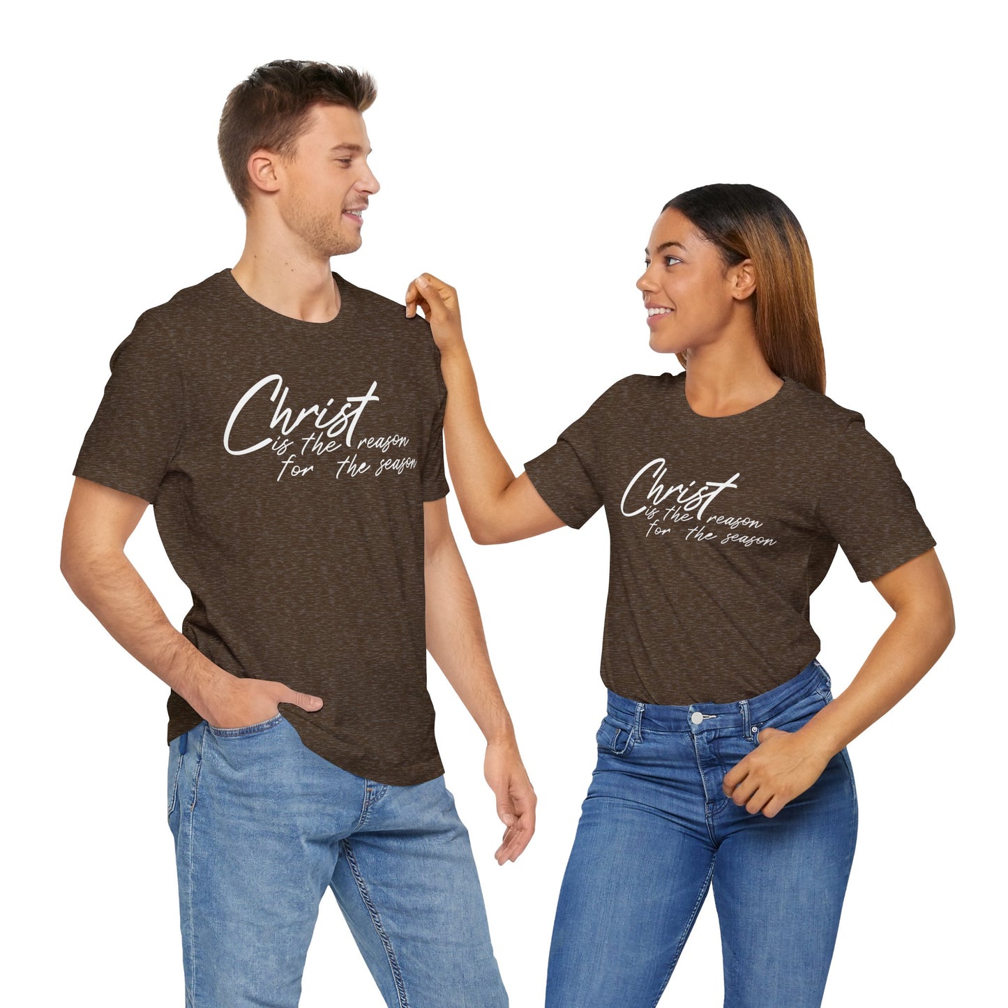 Wear Your Beliefs: Christ is the Reason Unisex Tee, Religious Short Sleeve T-Shirt, Inspirational Christian Clothing, Faith Tee