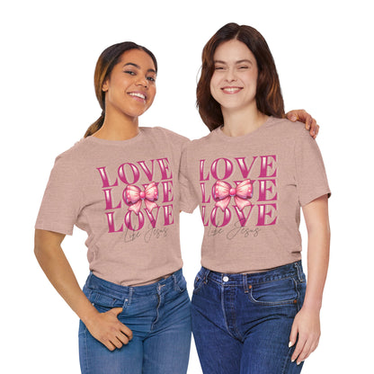 Love Like Jesus Tee, Cute Christian Shirt, Inspirational Tee, Gift for Her, Faith-Based Fashion, Summer Outfit