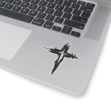 Stickers - Cross Water Mark Design for Faithful Christians
