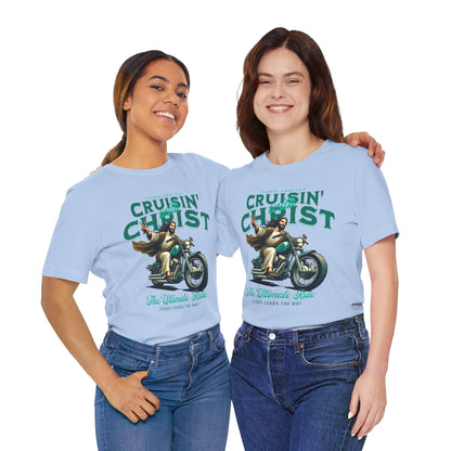 Christian Unisex Tee - Cruisin' with Christ Design