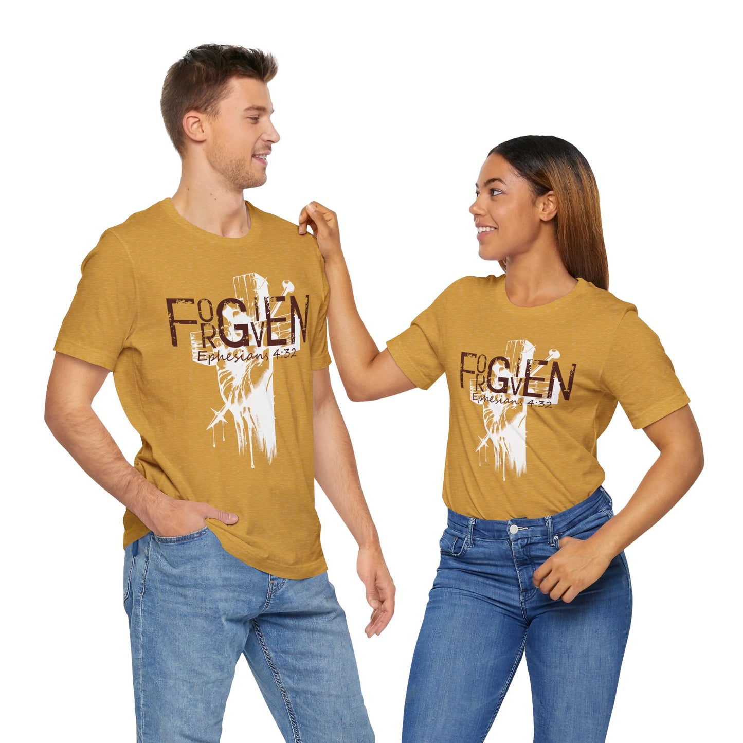 Forgiven Unisex Tee, Christian Shirt, Religious Gift, Faith Apparel, Men's Women's Tshirt